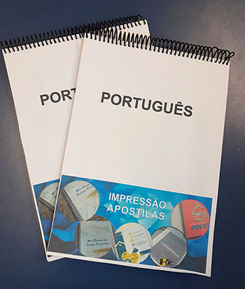 Gráfica especializada em impressão de apostilas em São Paulo com encadernação profissional
